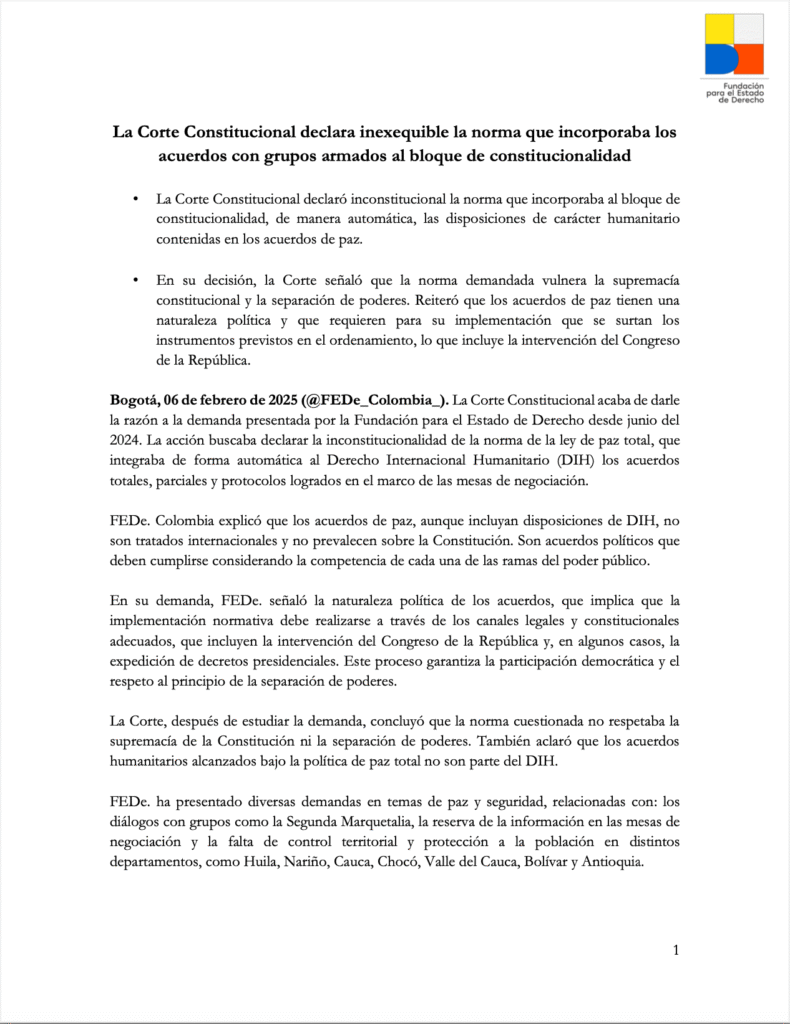 Portada comunicado 6 febrero