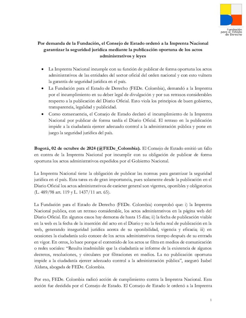 11. 02oct2024 comunicado sentencia contra la imprenta