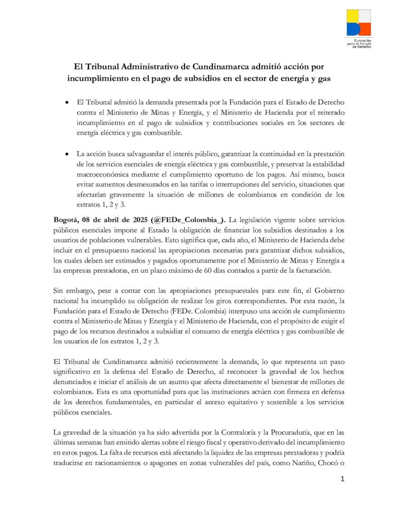 32.08abril2025 comunicado subsidios de energía