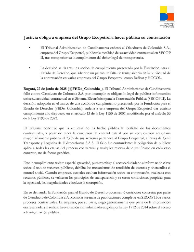 48. 27junio2025 comunicado sentencia oleoducto de colombia